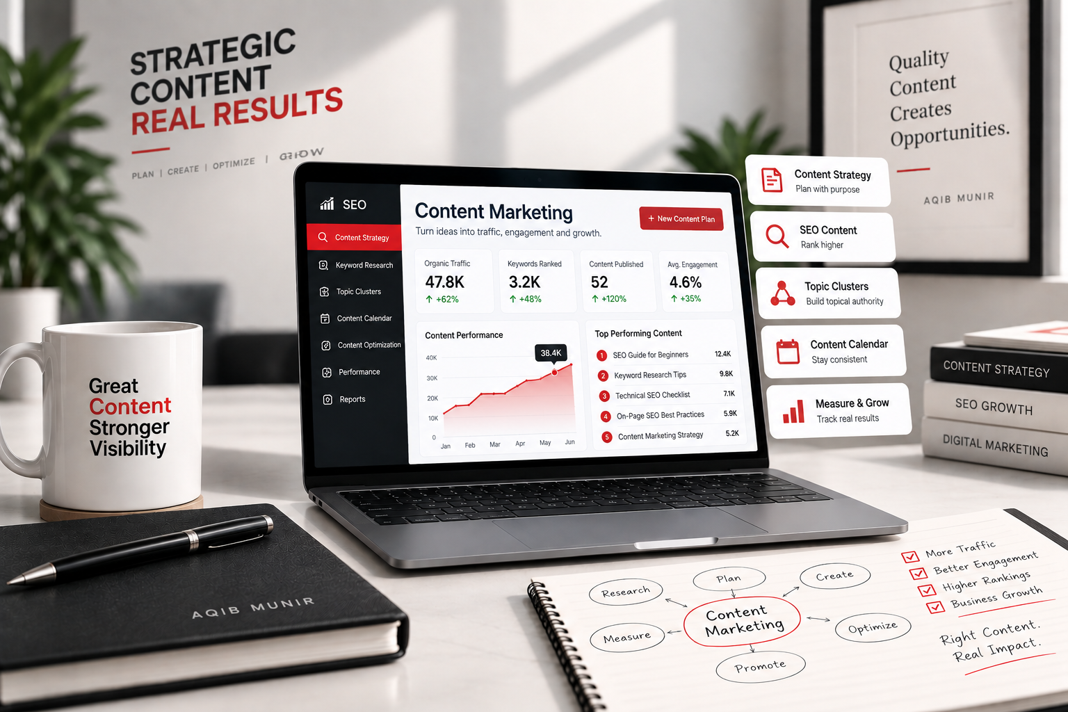 Content Marketing Strategy by Aqib Munir