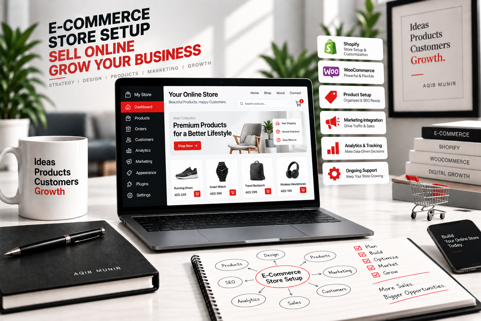E-Commerce Store Setup by Aqib Munir