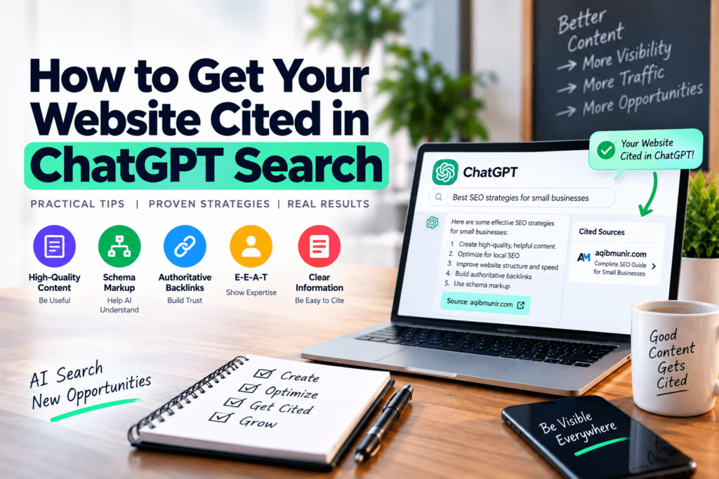 How to Get Your Website Cited in ChatGPT Search