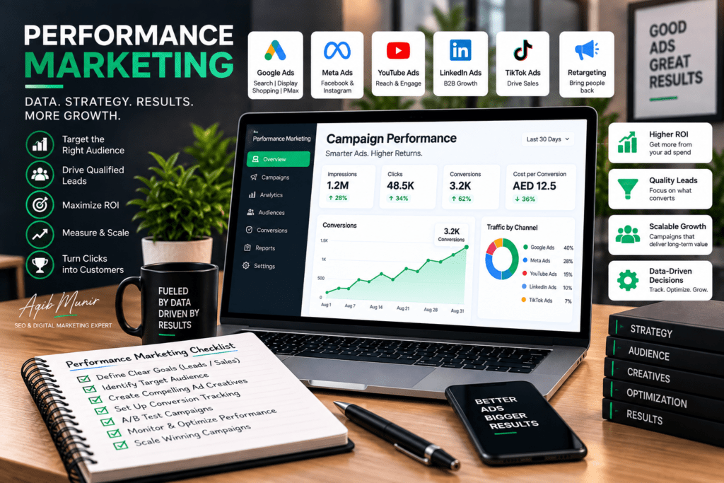 Performance Marketing Services in Dubai - UAE By Engr. Aqib Munir