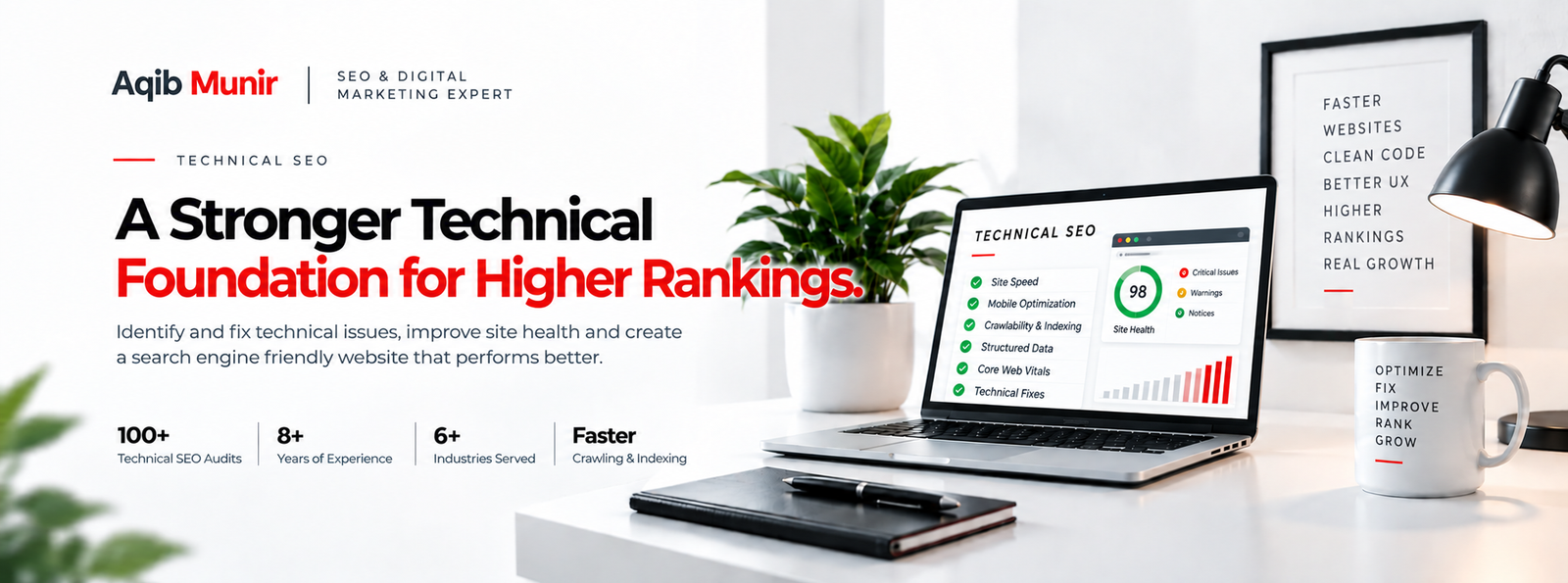 Technical SEO By Aqib Munir - Best web designer and technical seo expert in uae