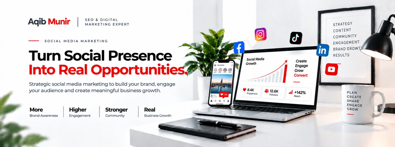 social media marketing by Aqib Munir - SEO Expert & Digital Marketing Specialist in Dubai UAE